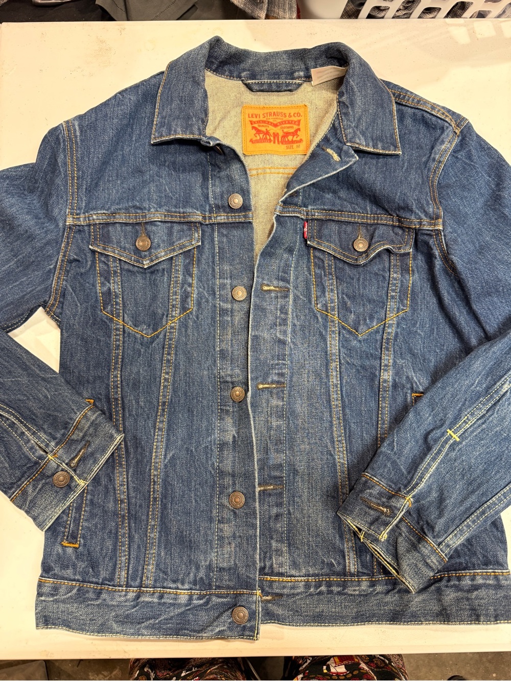 Levis Blue Denim Jacket - Classic  Pre Owned